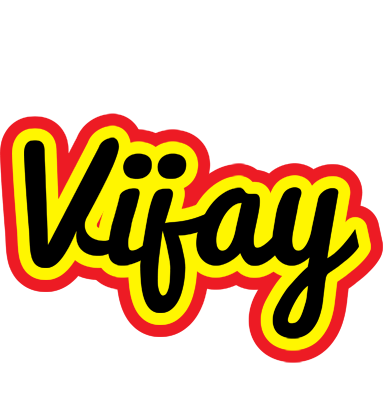 Vijay flaming logo