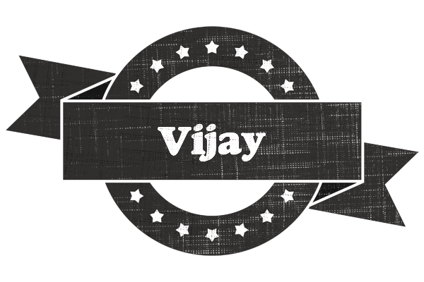 Vijay grunge logo