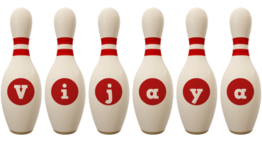 Vijaya bowling-pin logo