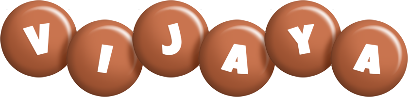 Vijaya candy-brown logo