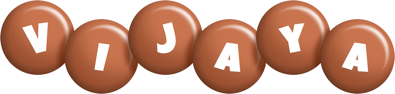 Vijaya candy-brown logo