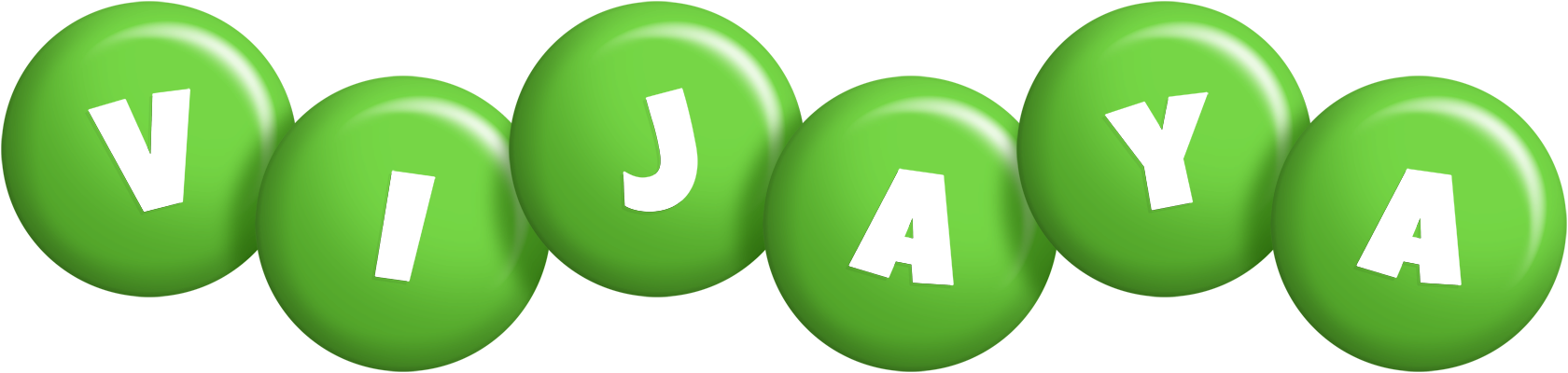 Vijaya candy-green logo