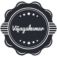 Vijayakumar badge logo