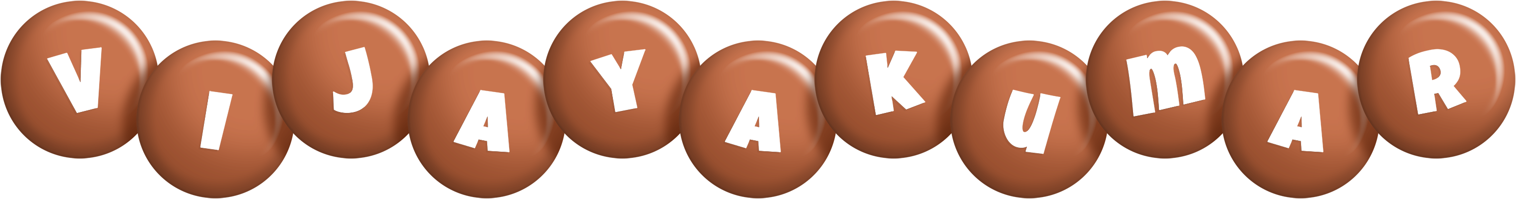 Vijayakumar candy-brown logo