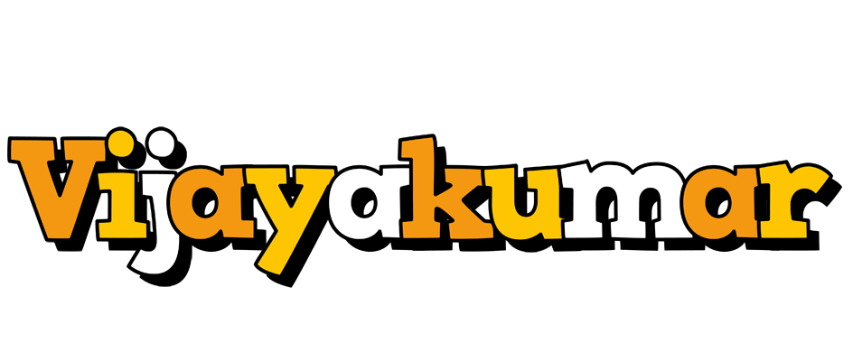 Vijayakumar cartoon logo