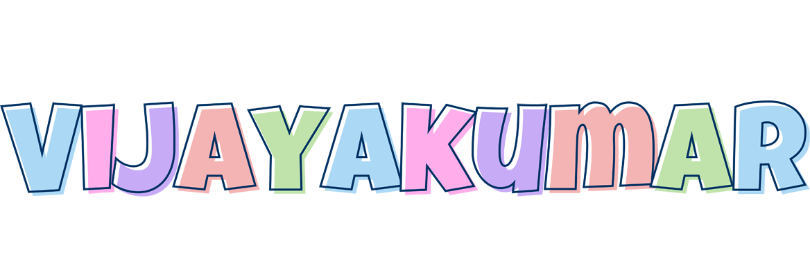 Vijayakumar pastel logo