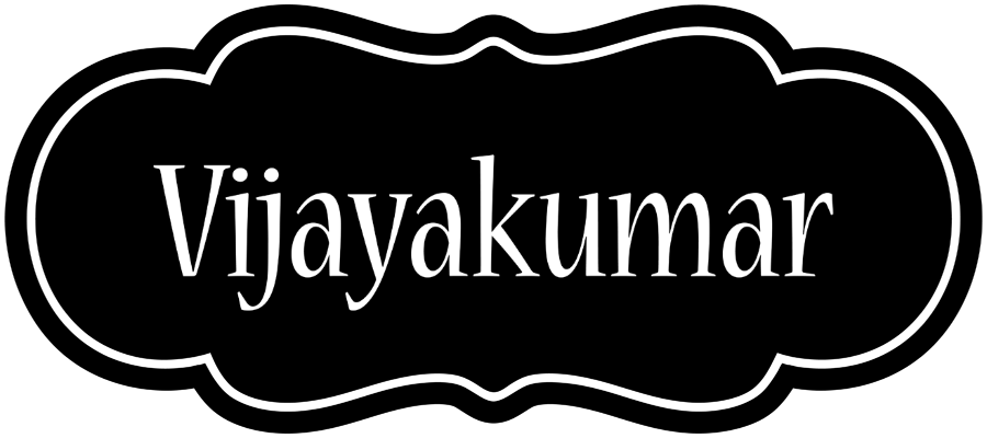 Vijayakumar welcome logo