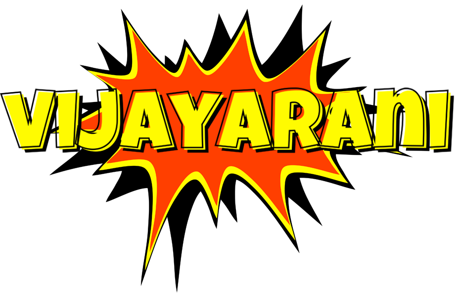 Vijayarani bazinga logo