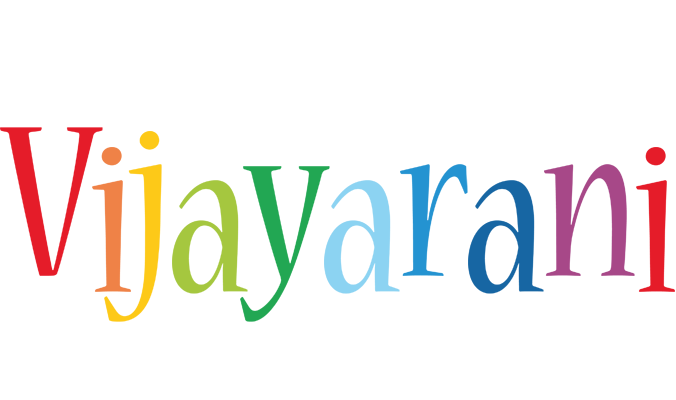 Vijayarani birthday logo