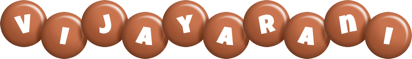 Vijayarani candy-brown logo