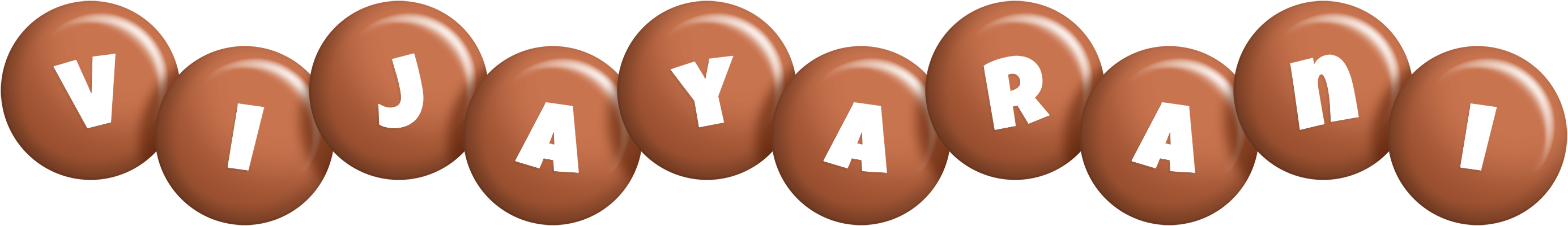 Vijayarani candy-brown logo