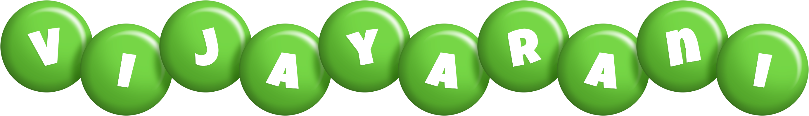 Vijayarani candy-green logo