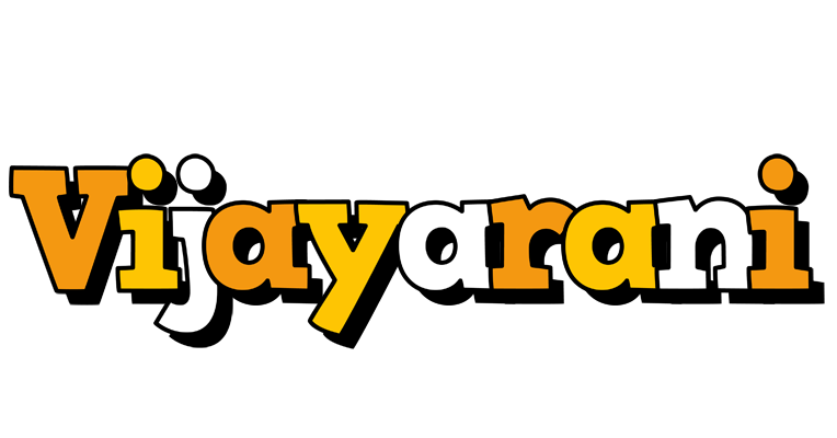 Vijayarani cartoon logo