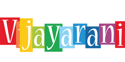 Vijayarani colors logo