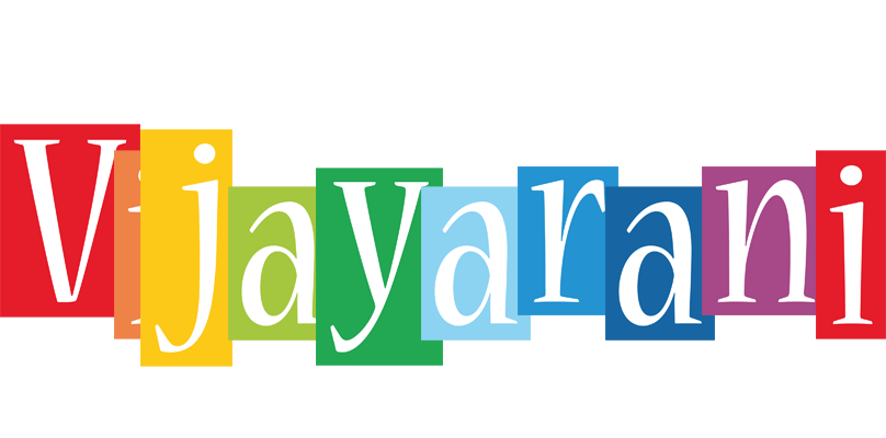 Vijayarani colors logo