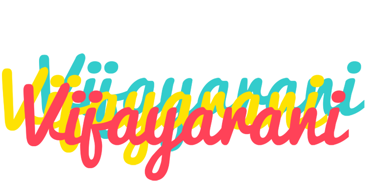 Vijayarani disco logo