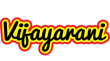 Vijayarani flaming logo