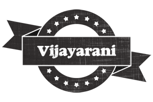 Vijayarani grunge logo