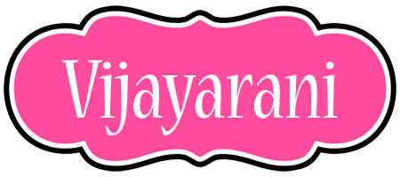 Vijayarani invitation logo