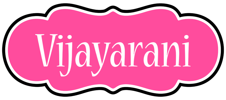 Vijayarani invitation logo
