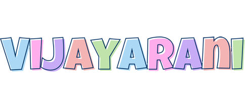 Vijayarani pastel logo