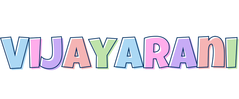 Vijayarani pastel logo