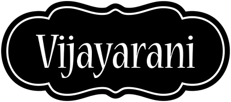 Vijayarani welcome logo