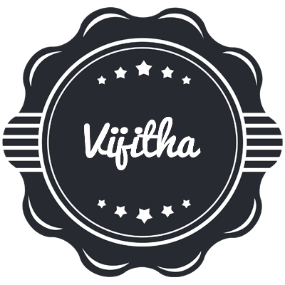 Vijitha badge logo