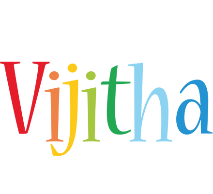 Vijitha birthday logo