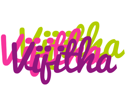 Vijitha flowers logo