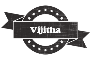 Vijitha grunge logo