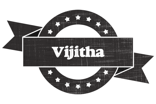 Vijitha grunge logo