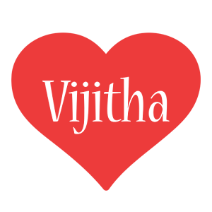 Vijitha love logo