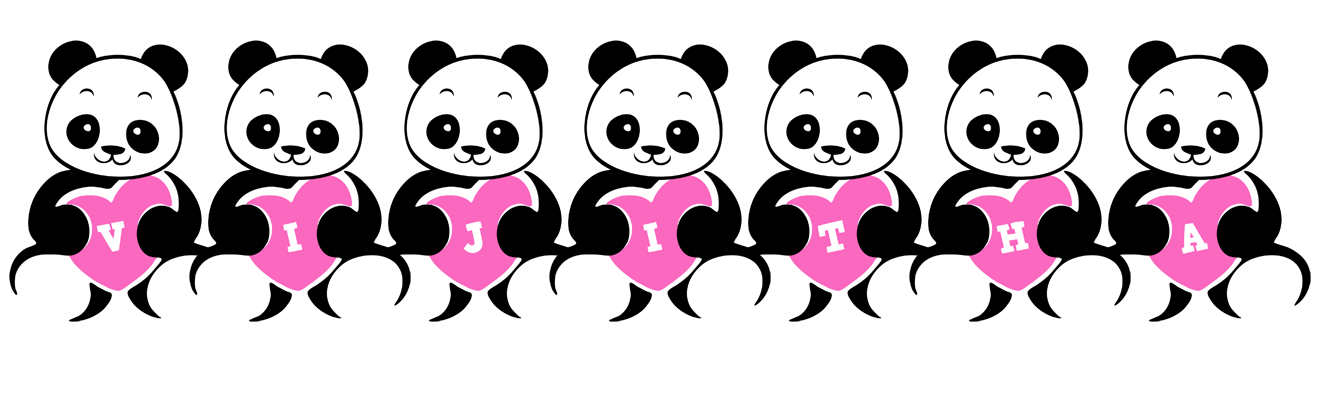 Vijitha love-panda logo