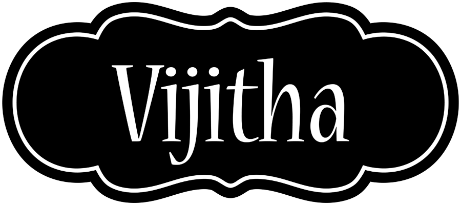 Vijitha welcome logo