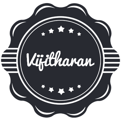 Vijitharan badge logo