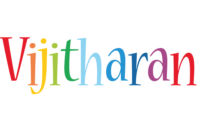 Vijitharan birthday logo