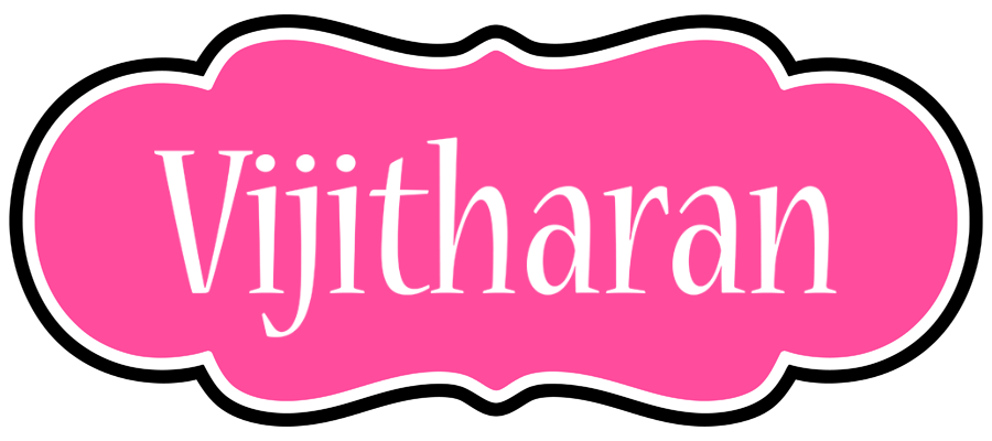 Vijitharan invitation logo