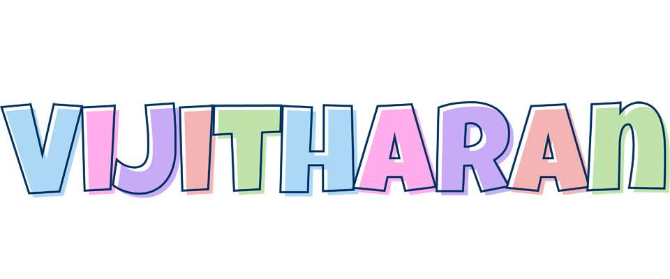 Vijitharan pastel logo