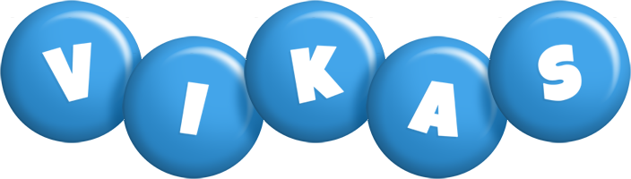 Vikas candy-blue logo