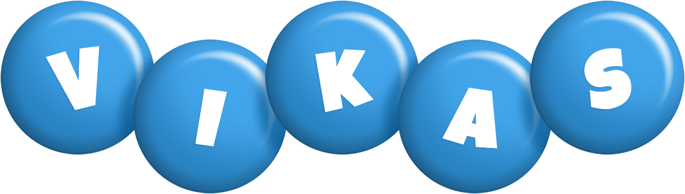 Vikas candy-blue logo
