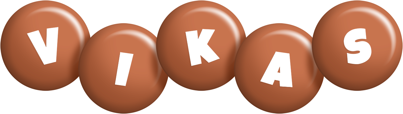 Vikas candy-brown logo