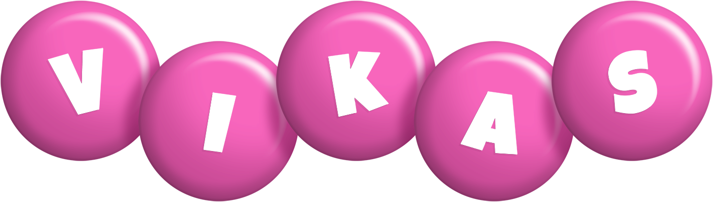 Vikas candy-pink logo