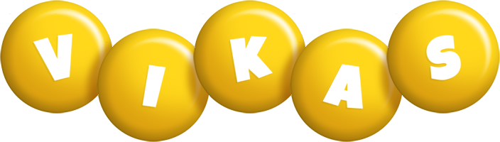 Vikas candy-yellow logo