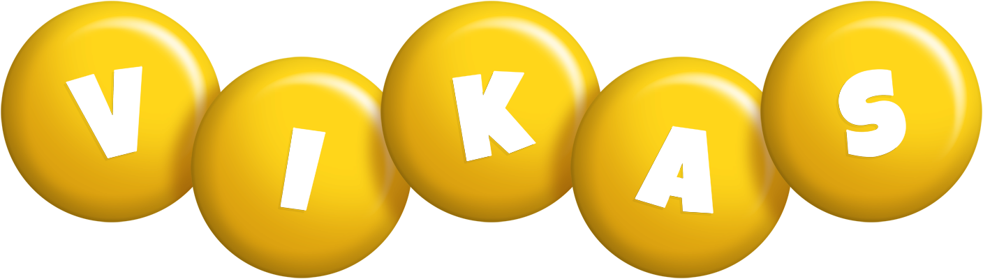 Vikas candy-yellow logo
