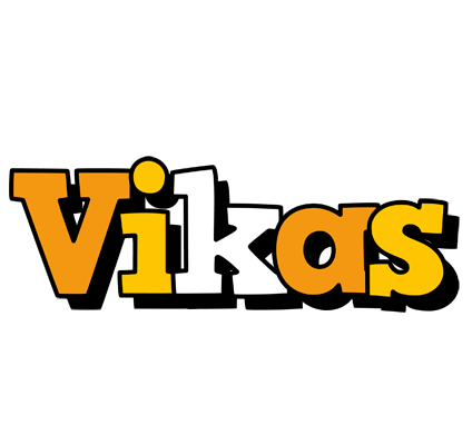 Vikas cartoon logo