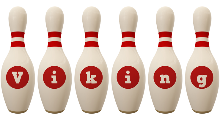 Viking bowling-pin logo