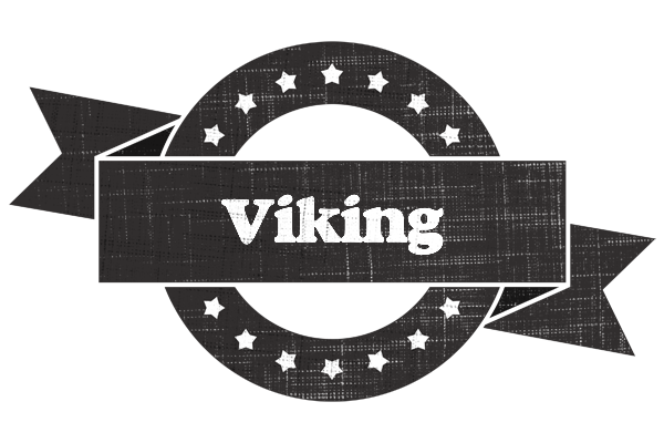 Viking grunge logo