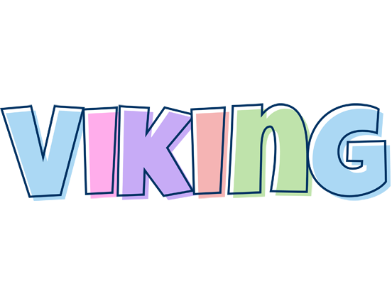 Viking pastel logo