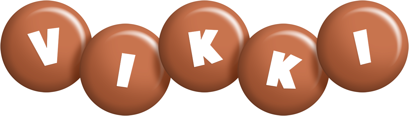 Vikki candy-brown logo